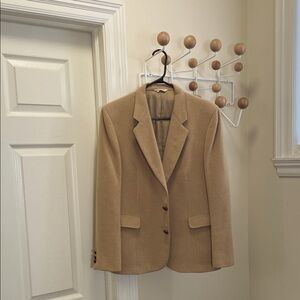Talbots - 100% Camel Hair Blazer - Brown - 16P